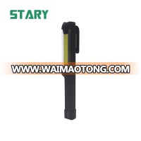 3w 200 lumen pen clip cob led work light powered by 3 aaa battery