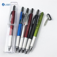 wholesale in stock Creative multi-function 6 in 1 ruler level Screwdriver tech stylus tool pen